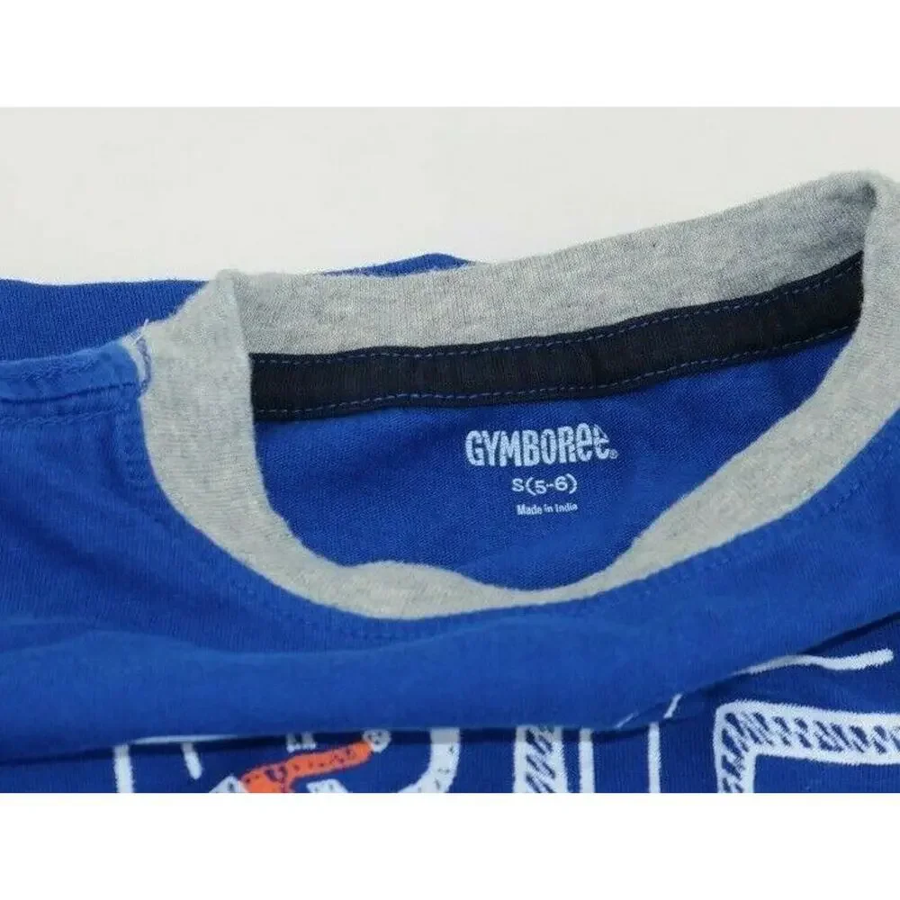 Gymboree Boys Outfit Bundle Denim Shorts Short Sleeve Size Small 5/6